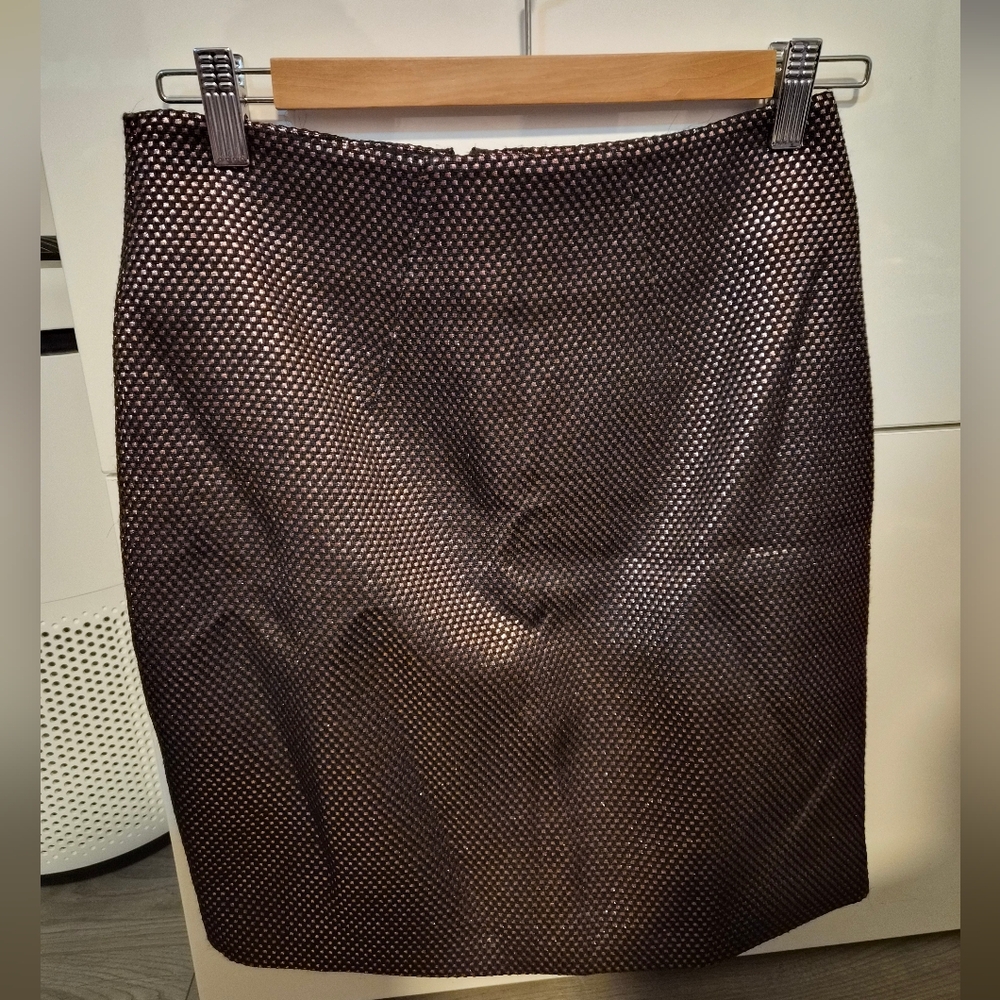 Rose gold Textured Skirt